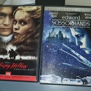 Two DVD Lot Jonny Deep/ Tim Burton